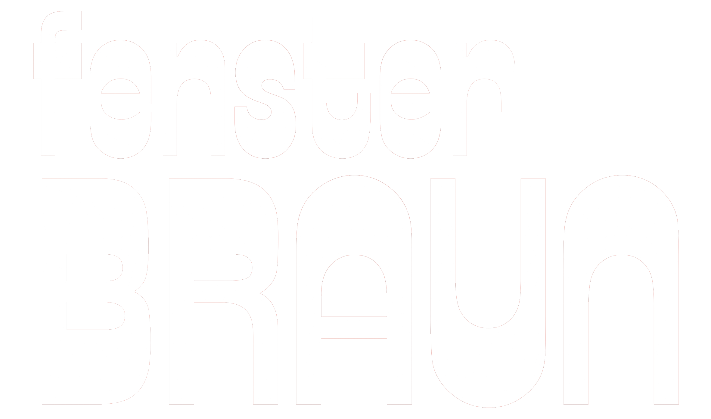 Logo fenster Braun